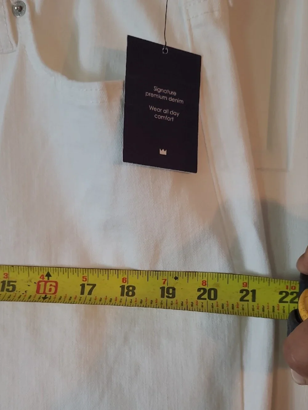 crown & ivy White Women's Pants
